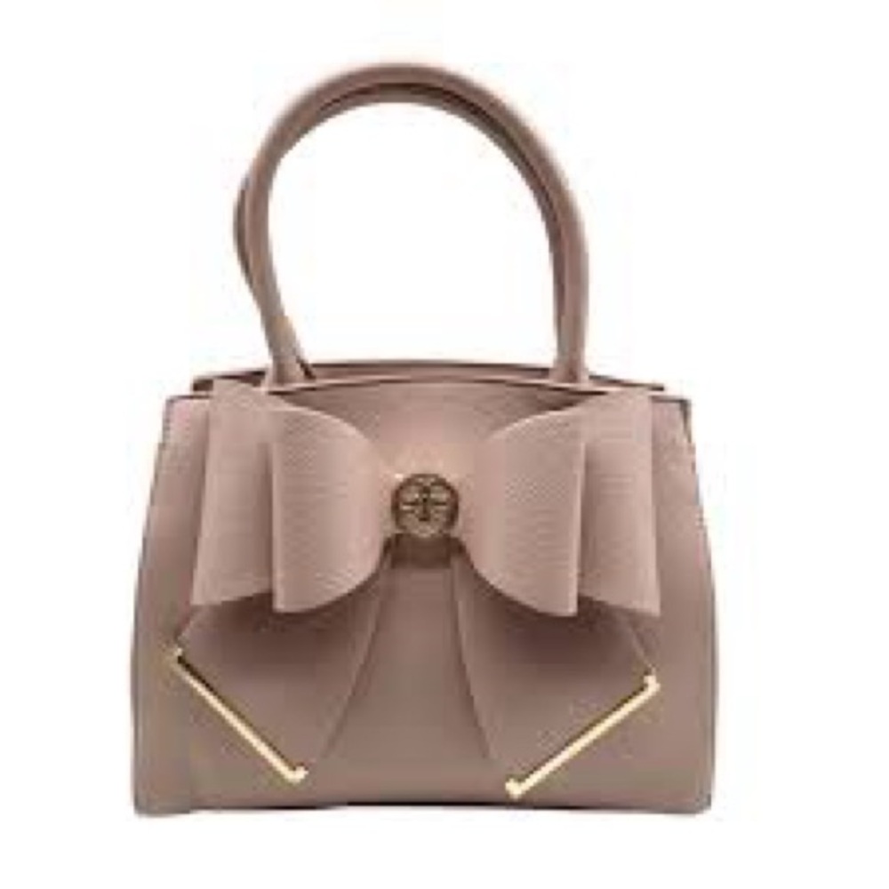 Crossi Elegant Pink Bow Handbag